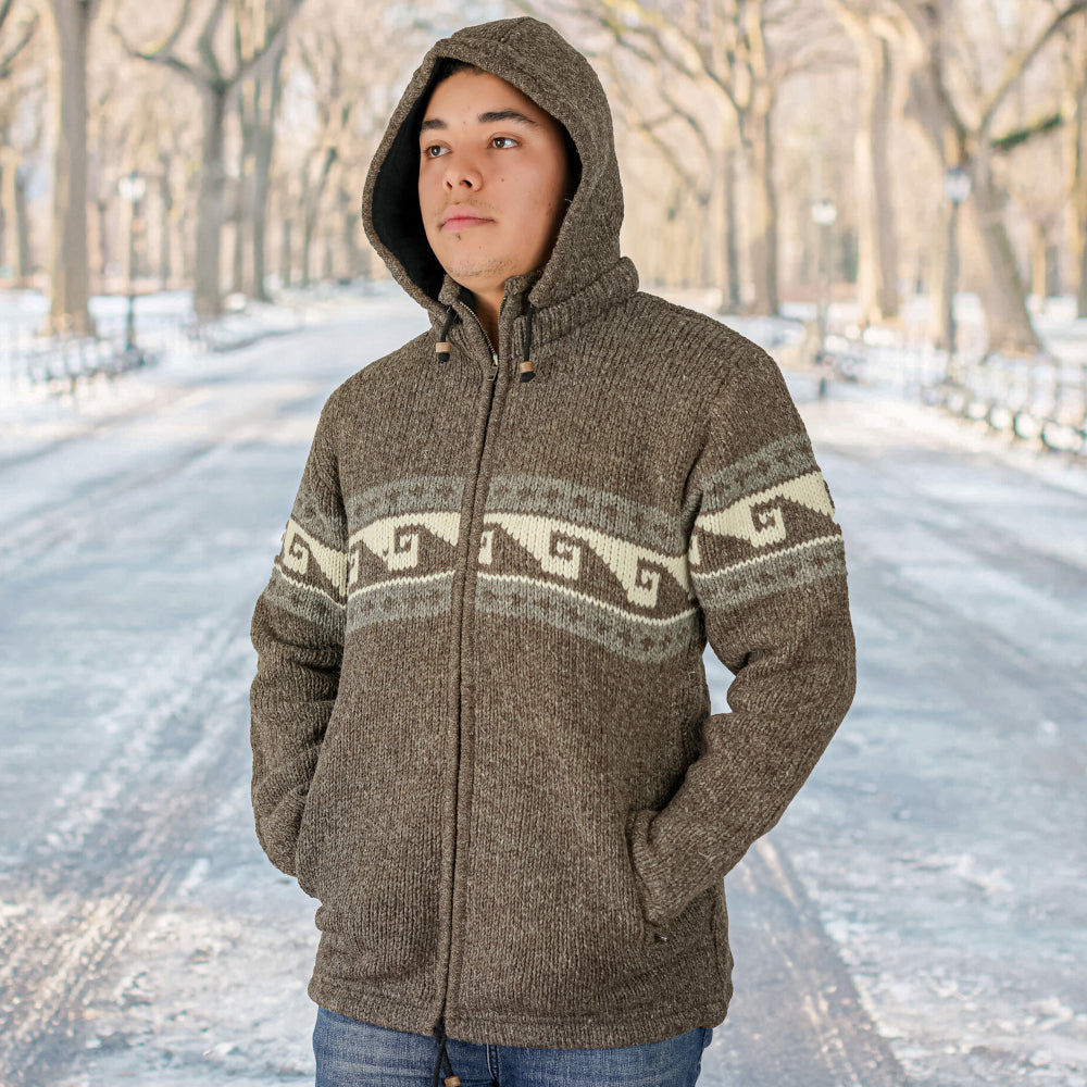 Jacket Brown wave