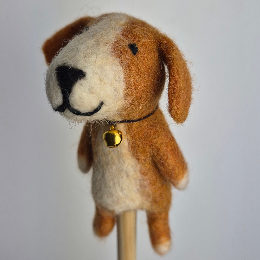Wool Felt finger puppets CATS & DOGS