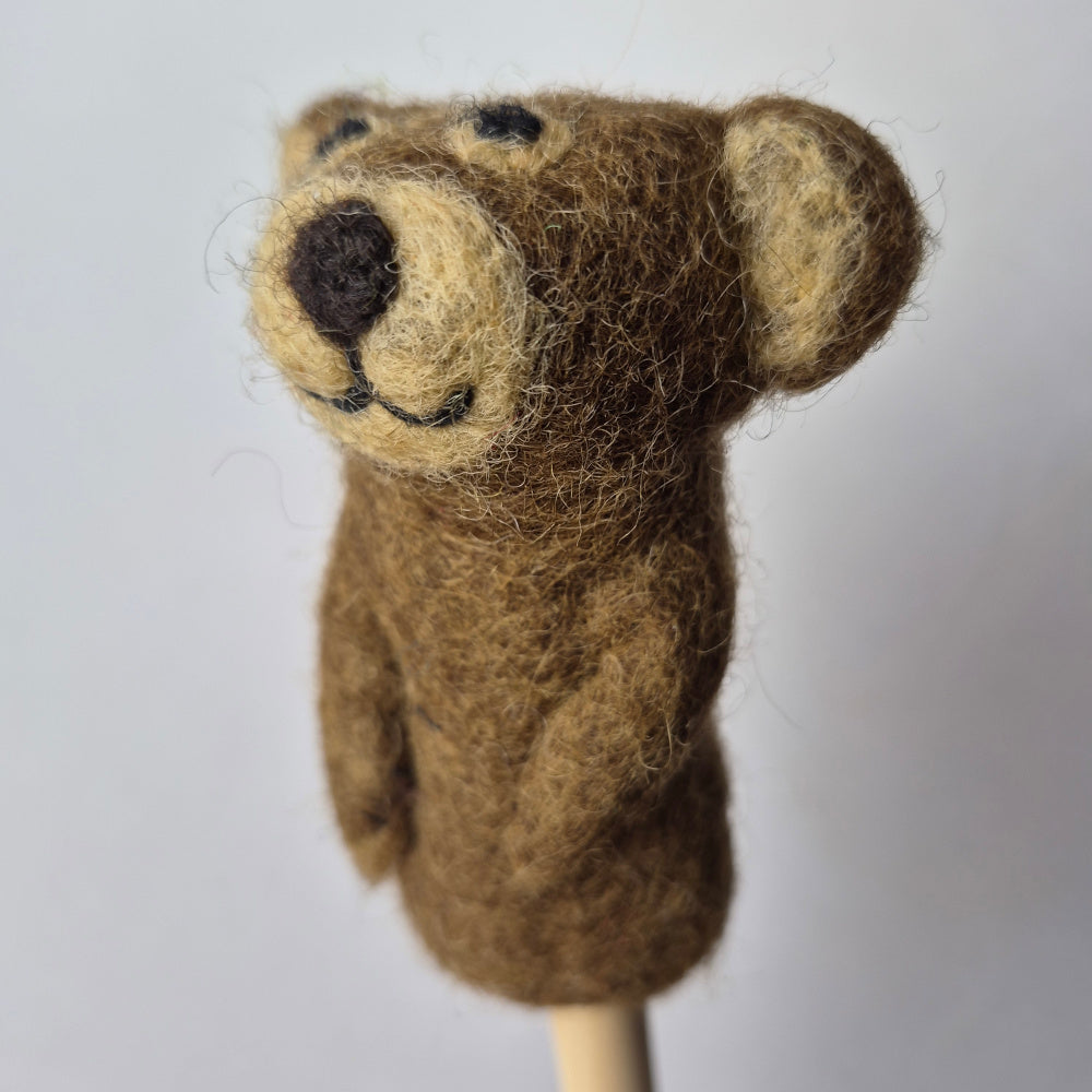 Wool Fellt finger puppets WILD LIFE