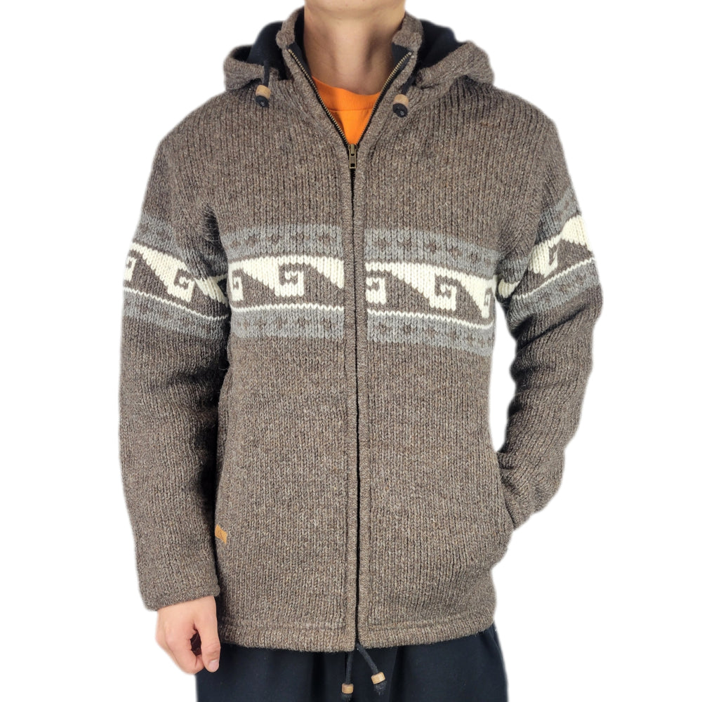 Jacket Brown wave