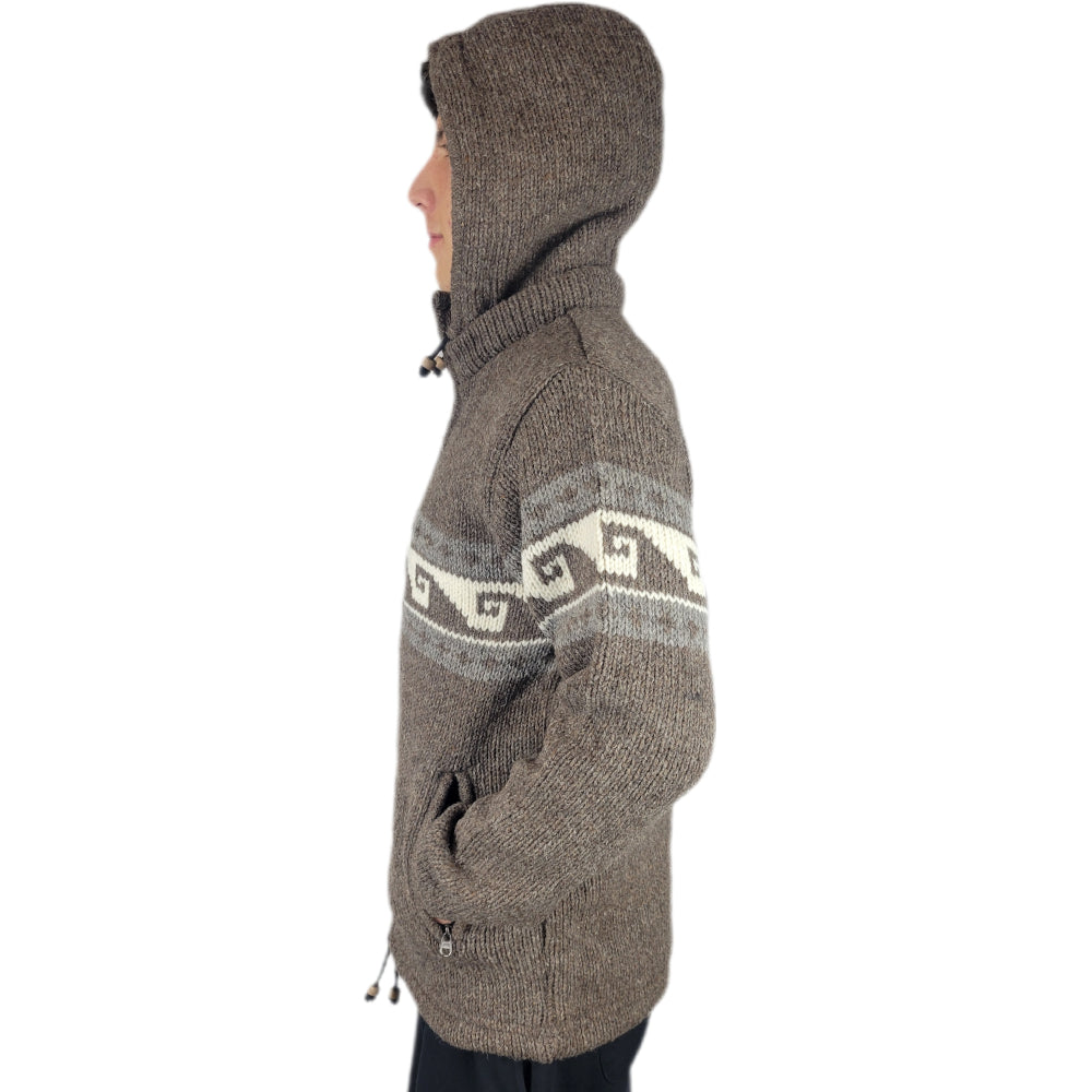 Jacket Brown wave