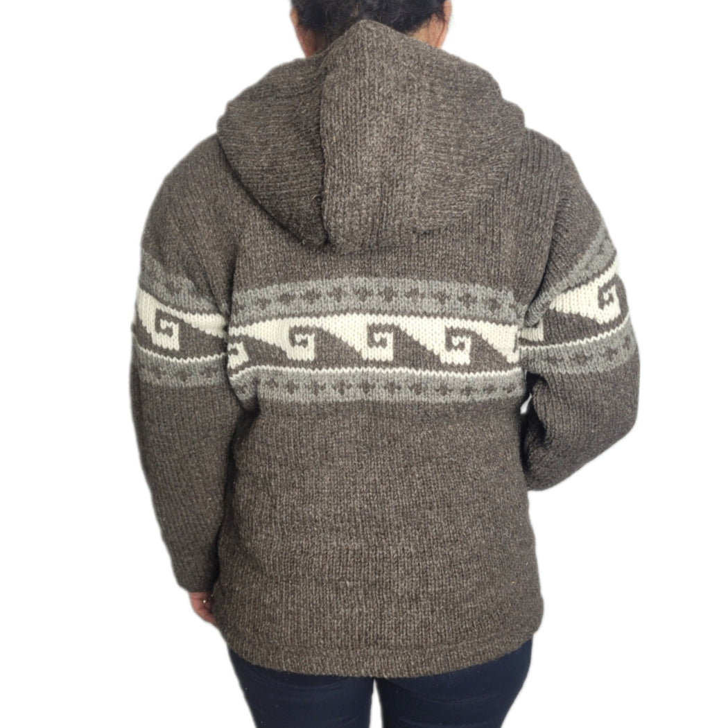 Jacket Brown wave
