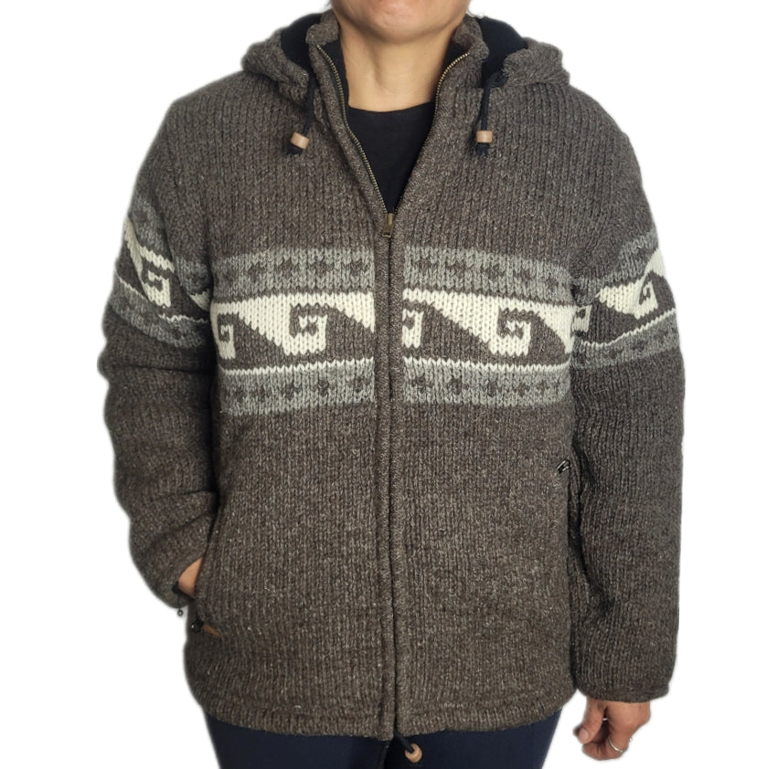 Jacket Brown wave