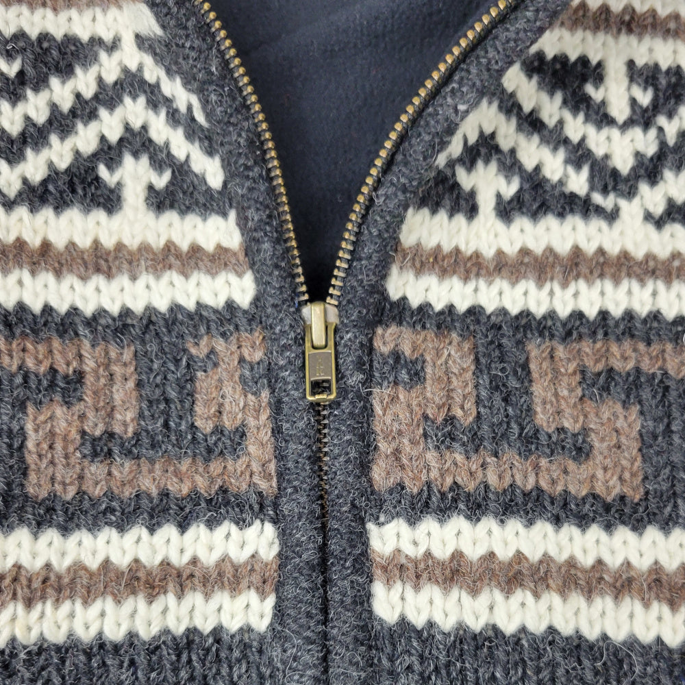 Jacket Dark grey Aztec