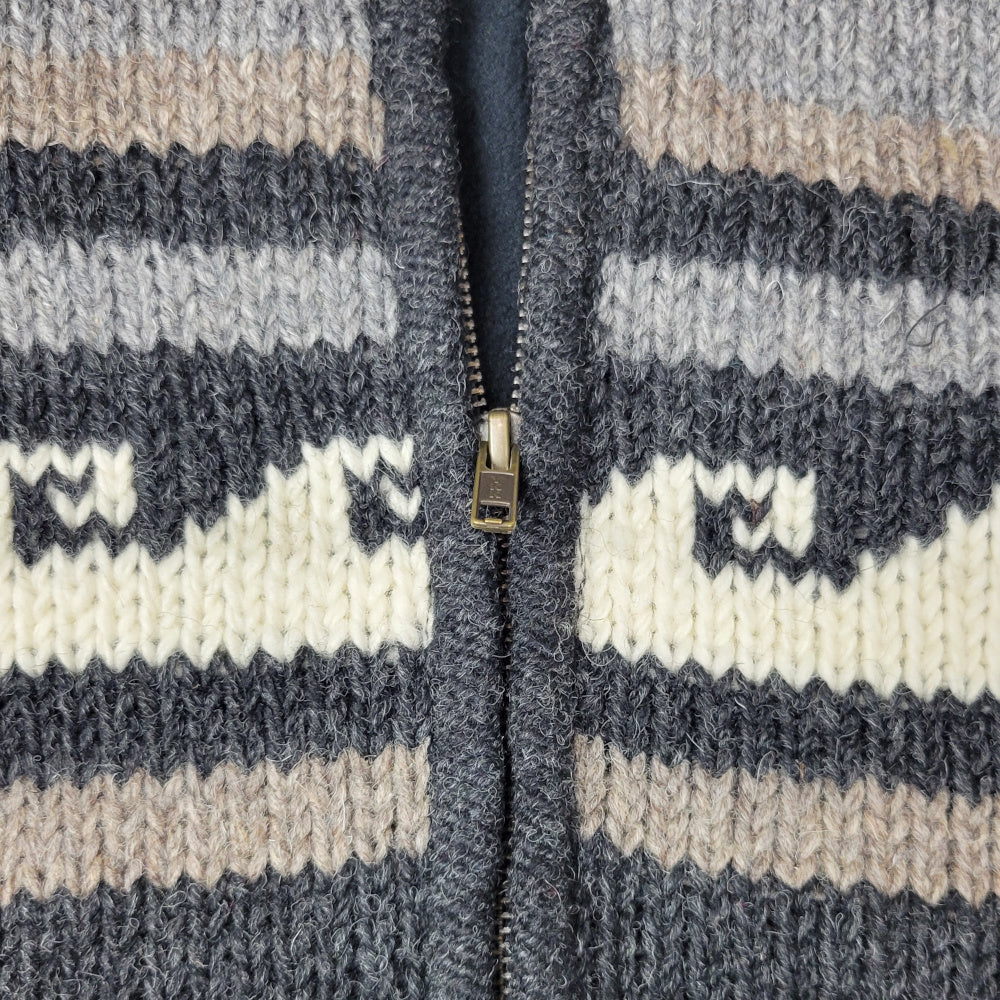 Jacket Grey to Charcaol wave