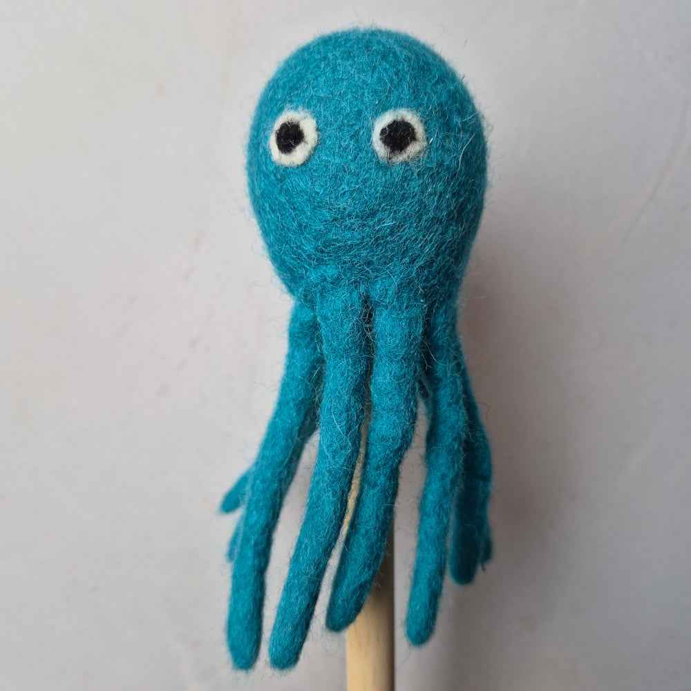 Wool Felt finger puppets SEA LIFE