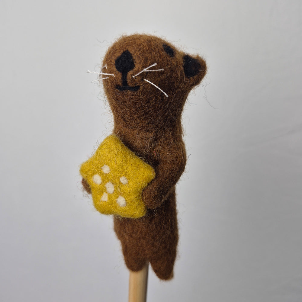 Wool Felt finger puppets SEA LIFE