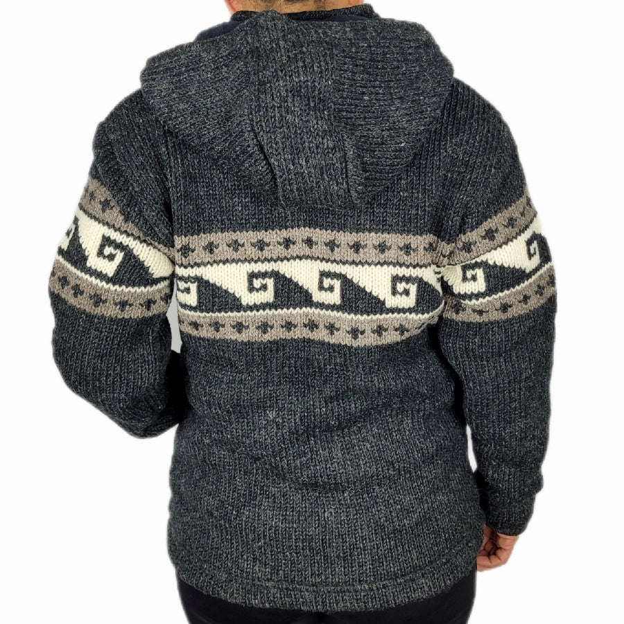Jacket Dark Grey Wave