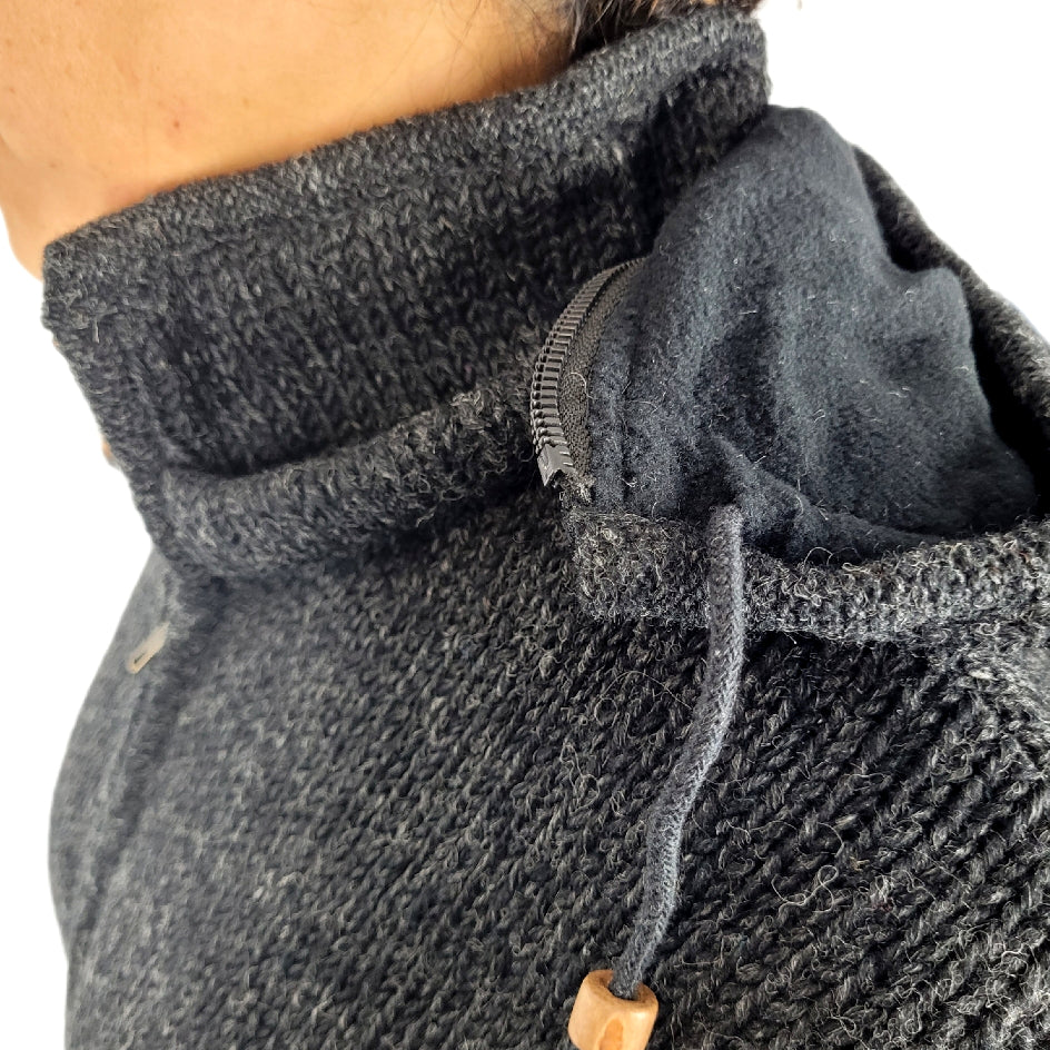 Jacket Plain Dark Grey