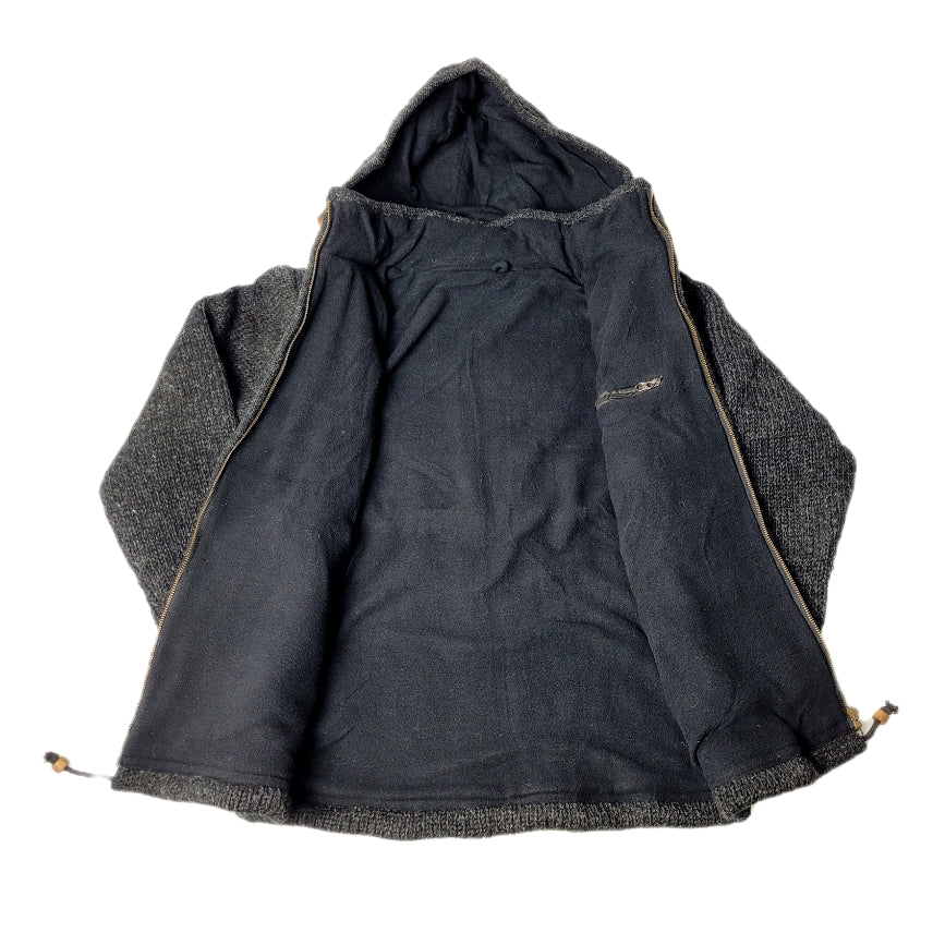 Jacket Plain Dark Grey