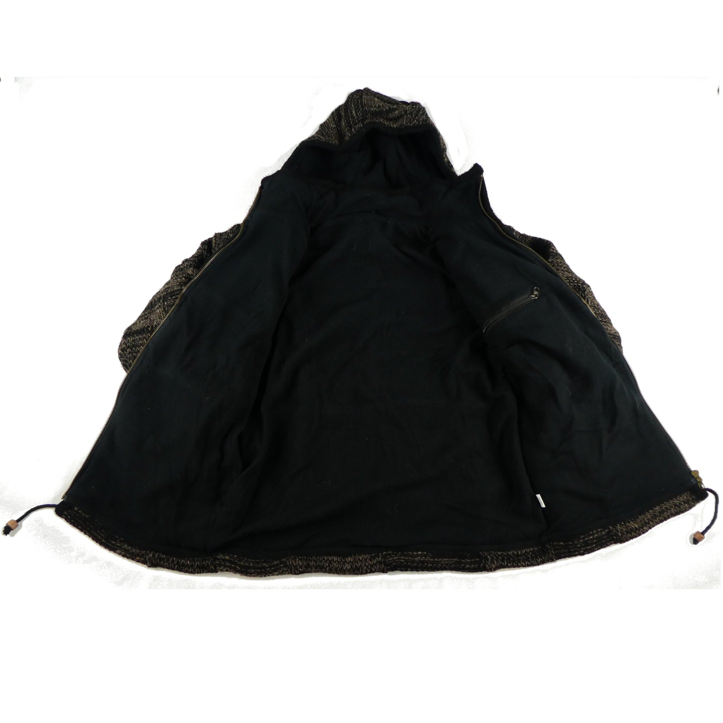 Jacket Dark Brown Mix Squares