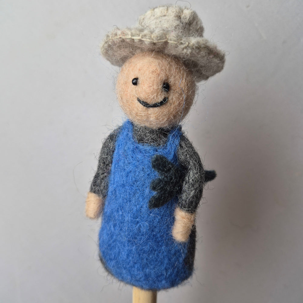 Wool Felt finger puppets FARM ANIMALS