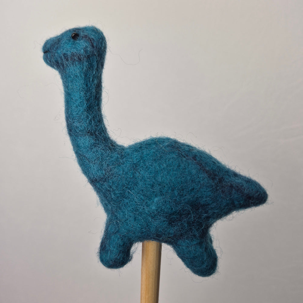 Wool Felt finger puppets DINOSAURS