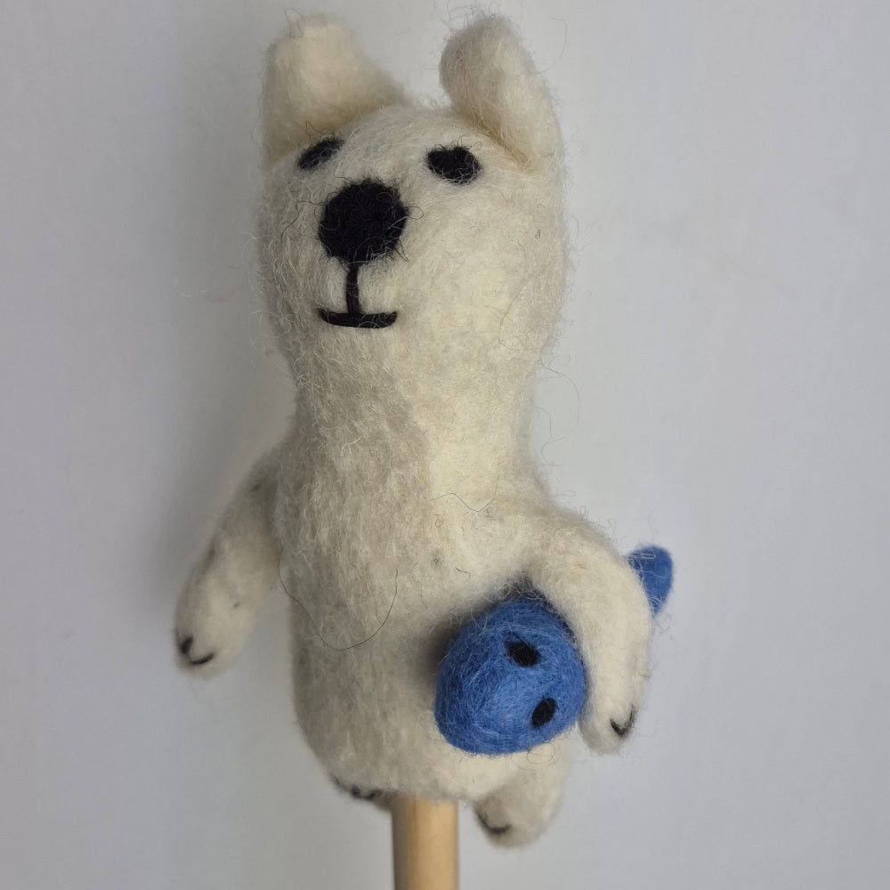 Wool Fellt finger puppets WILD LIFE
