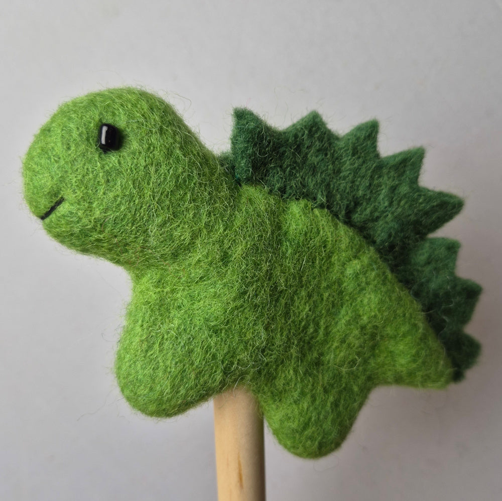 Wool Felt finger puppets DINOSAURS