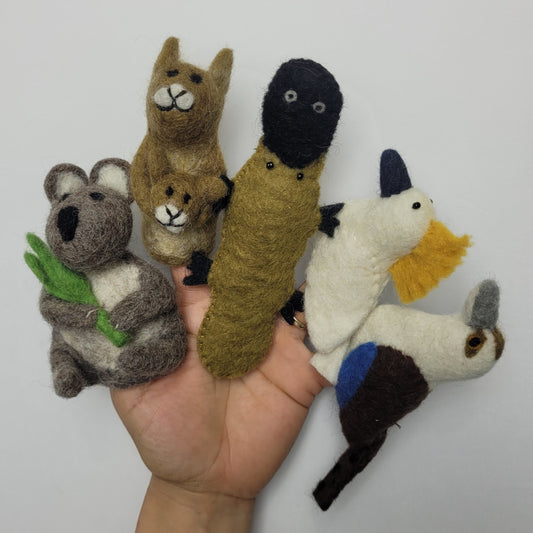 Felted finger puppets AUSTALIAN NATIVES