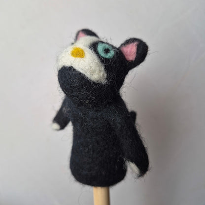 Wool Felt finger puppets CATS & DOGS