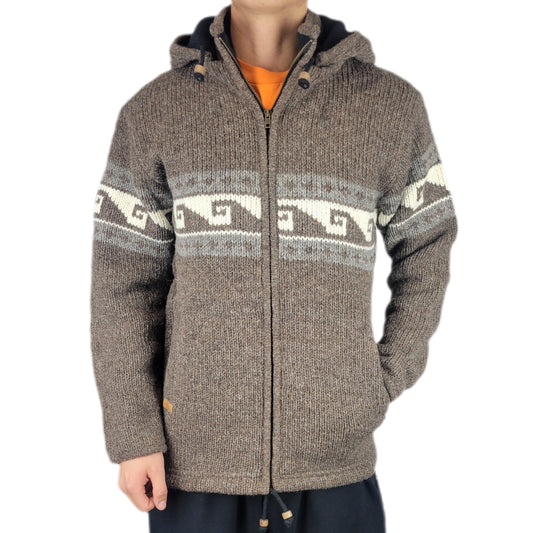 Jacket Brown wave