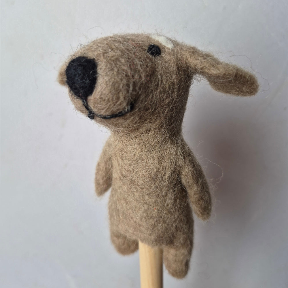 Wool Felt finger puppets CATS & DOGS