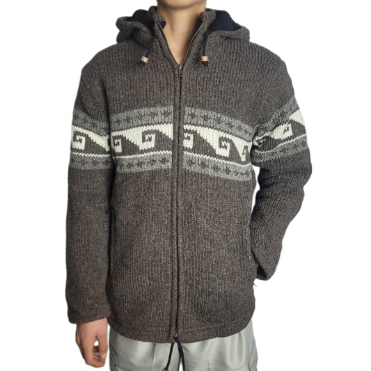 Jacket Brown wave