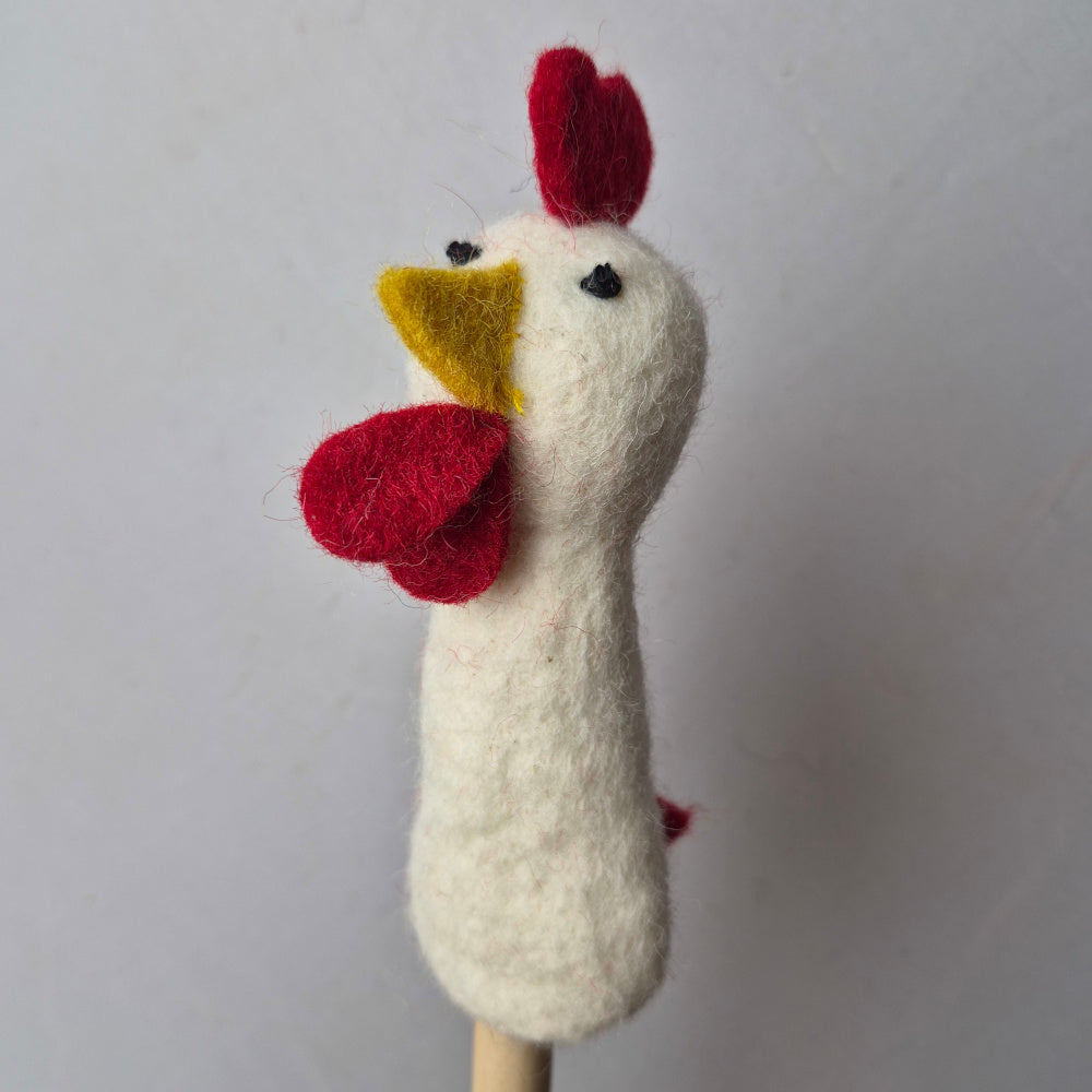 Wool Felt finger puppets FARM ANIMALS