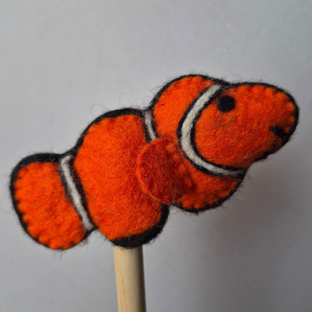 Wool Felt finger puppets SEA LIFE