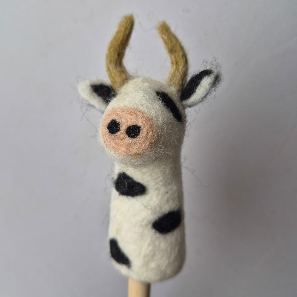 Wool Felt finger puppets FARM ANIMALS