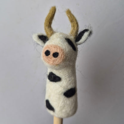 Wool Felt finger puppets FARM ANIMALS