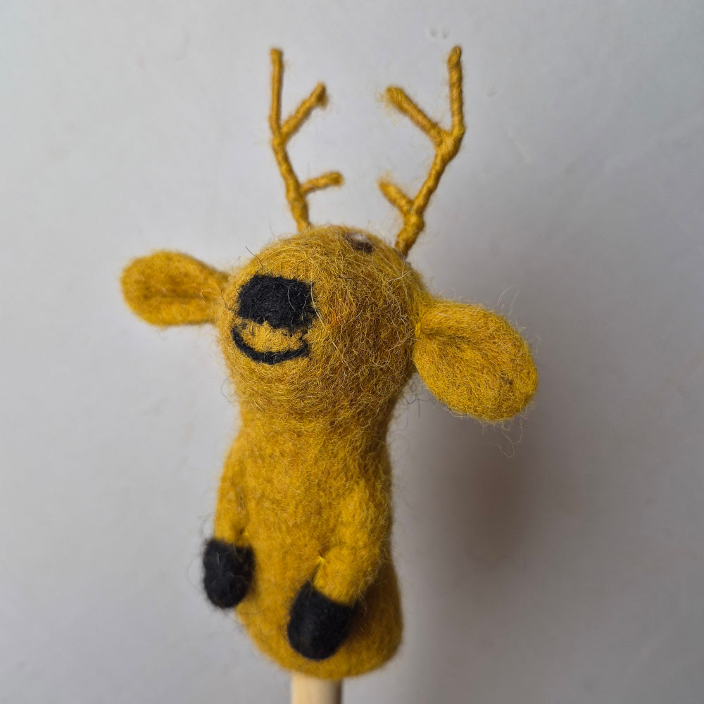 Wool Felt finger puppets FARM ANIMALS