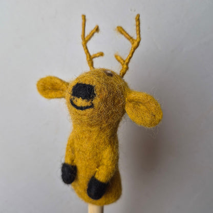 Wool Felt finger puppets FARM ANIMALS