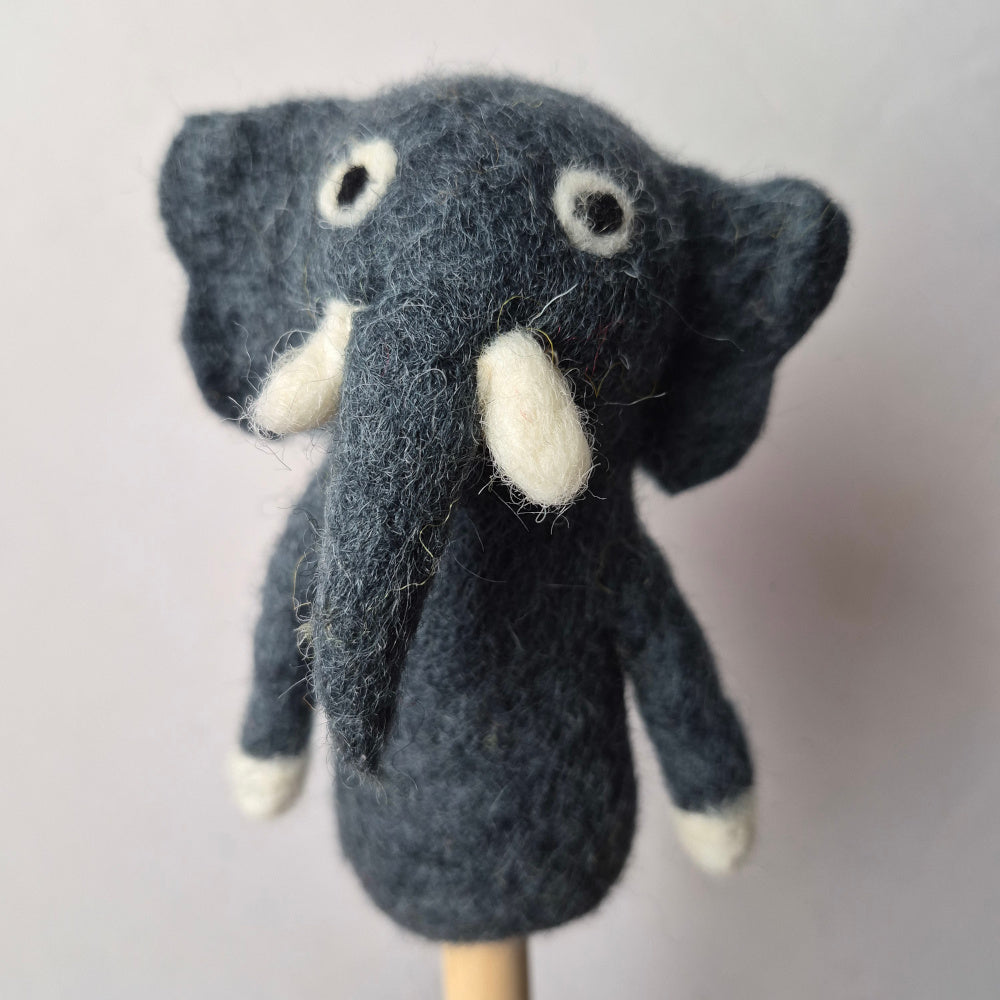 Wool Fellt finger puppets WILD LIFE
