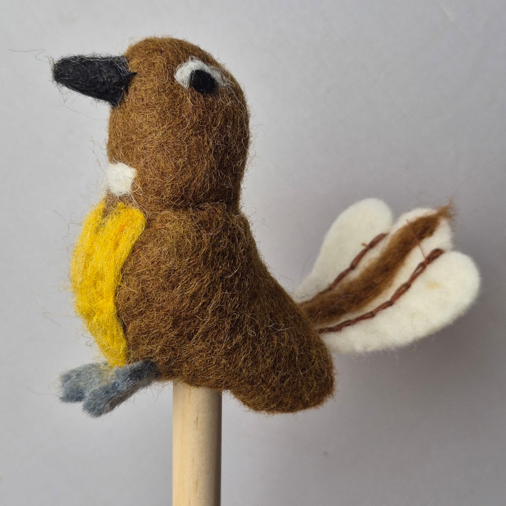 Wool Felt finger puppets NZ NATIVES
