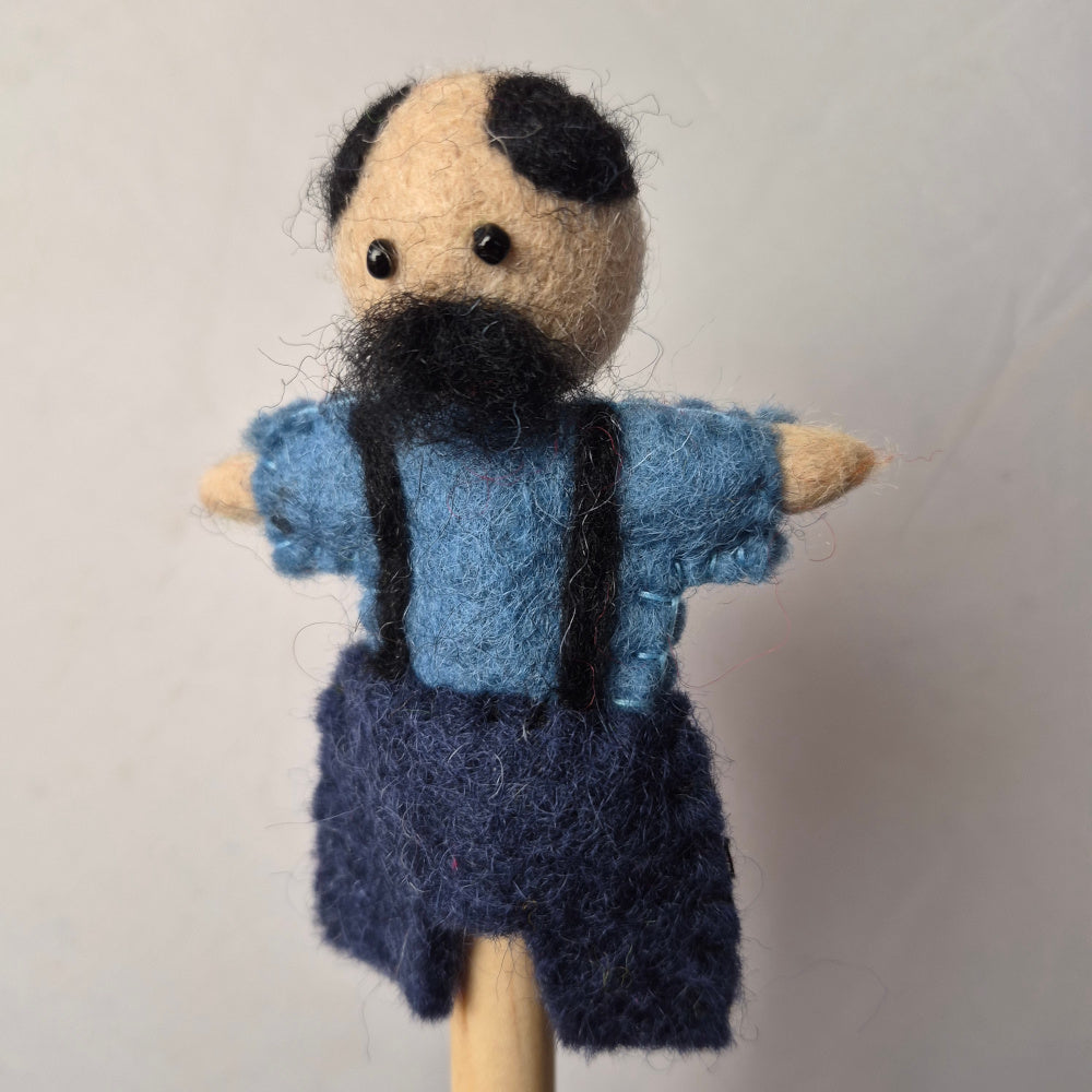 Wool Felt finger puppets FANTASY & PEOPLE