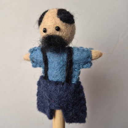 Wool Felt finger puppets FANTASY & PEOPLE