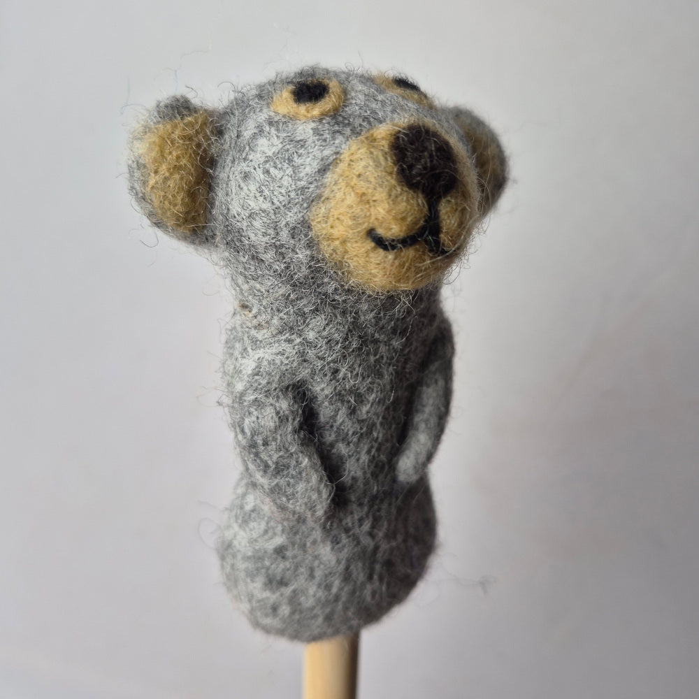 Wool Fellt finger puppets WILD LIFE