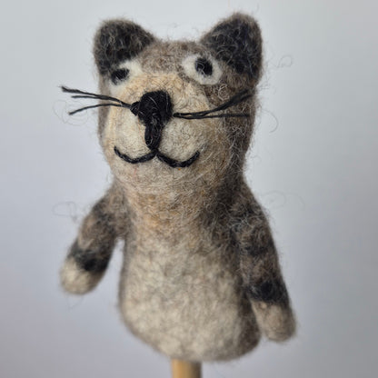 Wool Felt finger puppets CATS & DOGS