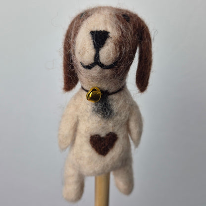 Wool Felt finger puppets CATS & DOGS