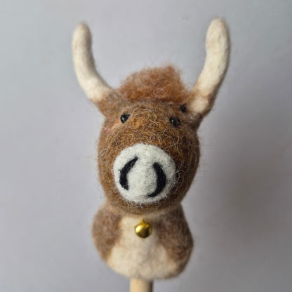Wool Felt finger puppets FARM ANIMALS