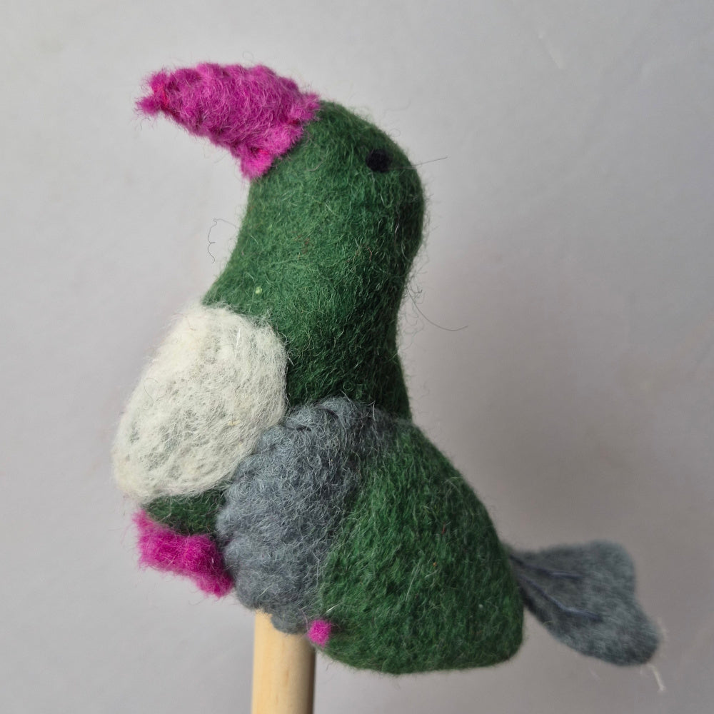 Wool Felt finger puppets NZ NATIVES