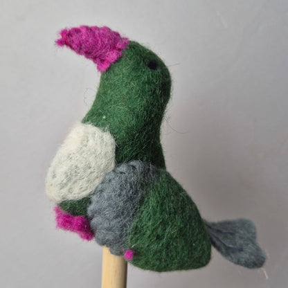 Wool Felt finger puppets NZ NATIVES