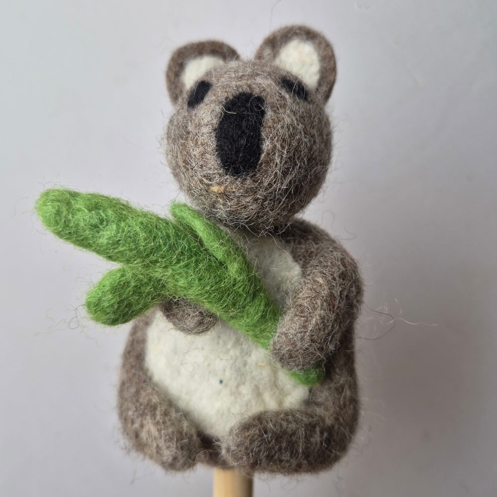 Wool Felt finger puppets AUSTALIAN NATIVES