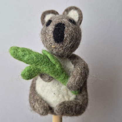 Wool Felt finger puppets AUSTALIAN NATIVES