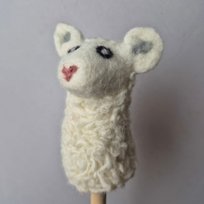 Wool Felt finger puppets FARM ANIMALS