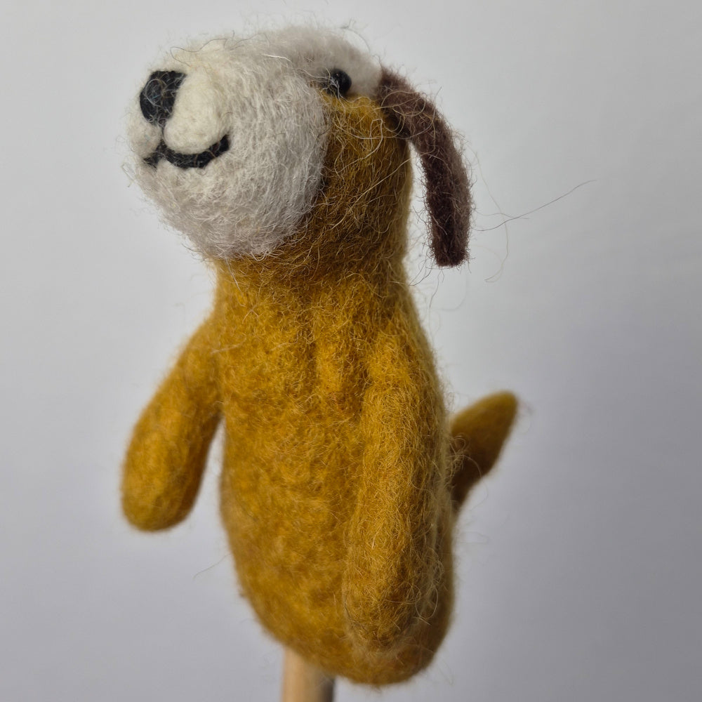 Wool Felt finger puppets CATS & DOGS