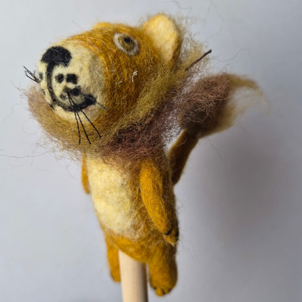 Wool Fellt finger puppets WILD LIFE