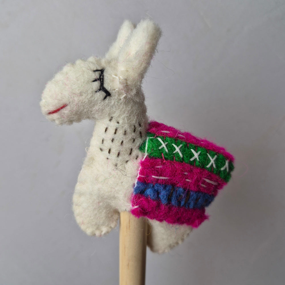 Wool Felt finger puppets FARM ANIMALS