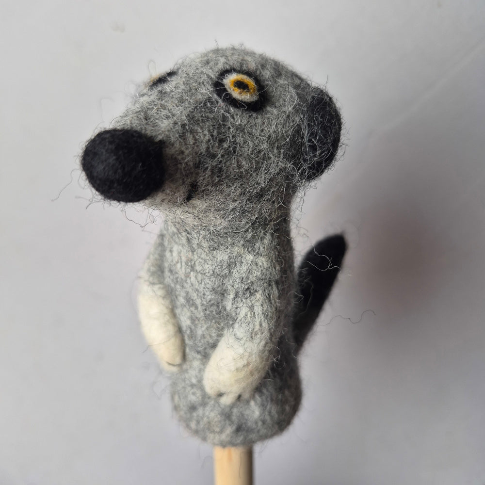 Wool Fellt finger puppets WILD LIFE