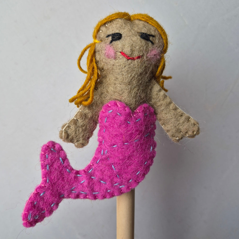 Wool Felt finger puppets FANTASY & PEOPLE
