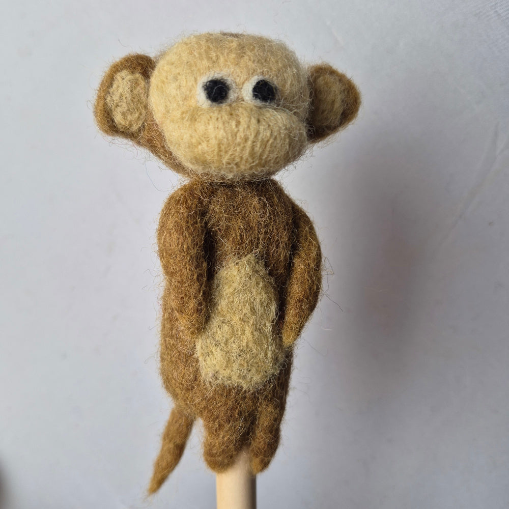 Wool Fellt finger puppets WILD LIFE