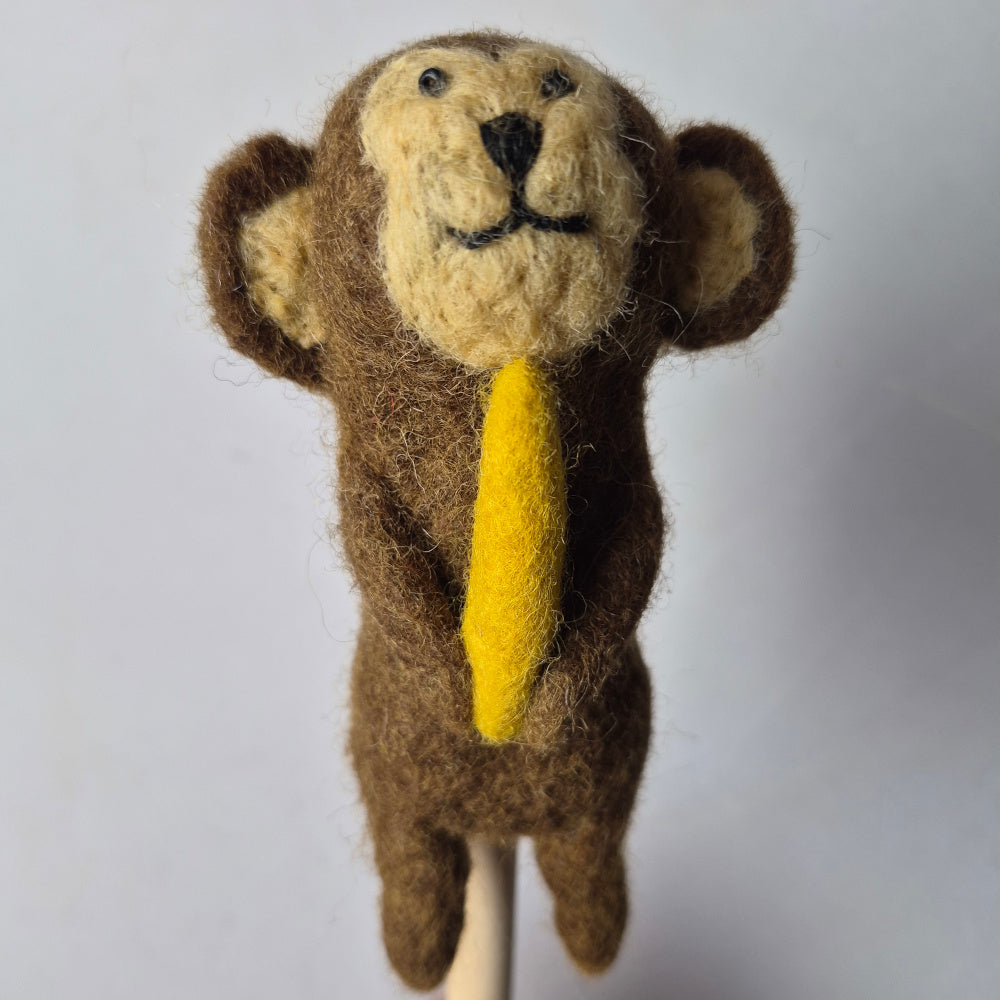 Wool Fellt finger puppets WILD LIFE